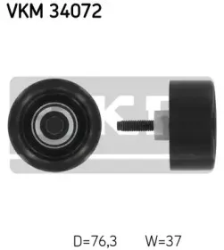 VKM 34072 SKF Паразитный / ведущий ролик, поликлиновой ремень